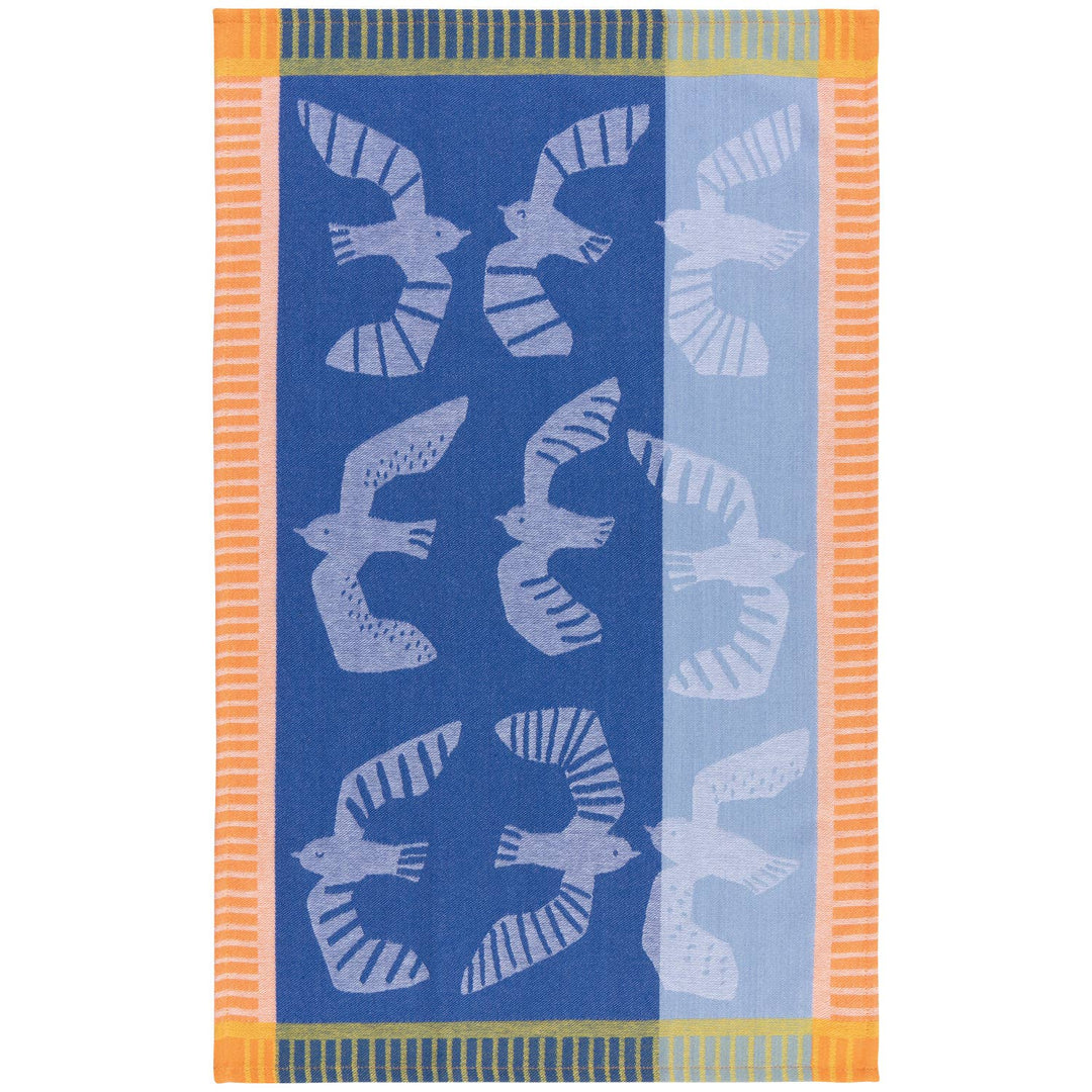 Blue Birdie Jacquard Dishtowel - Merry PigletsDanica Jubilee