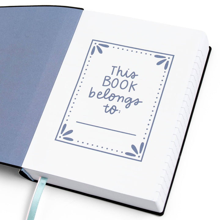 Blue Floral Journal - Merry PigletsPippi Post