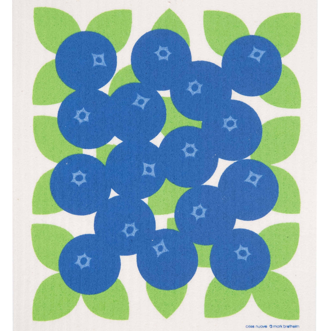 Blueberries Swedish Dishcloth - Merry PigletsSwedish Dishcloths by Cose Nuove