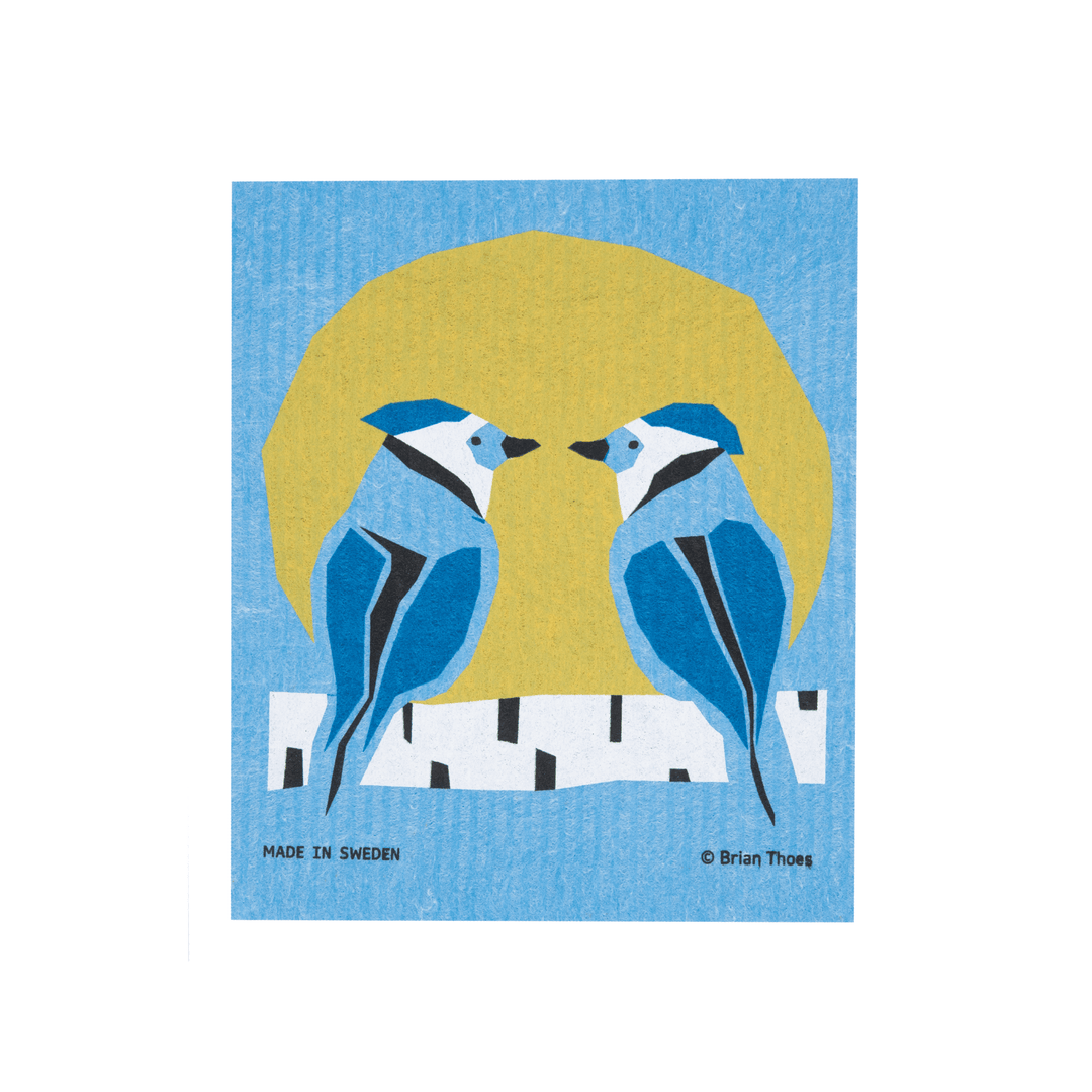 Bluejays Swedish Dishcloth - Merry PigletsCose Nuove
