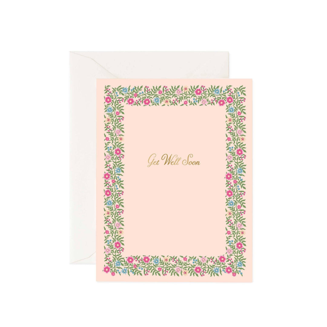 Blush Get Well Soon Greeting Card - Merry PigletsRifle Paper Co.