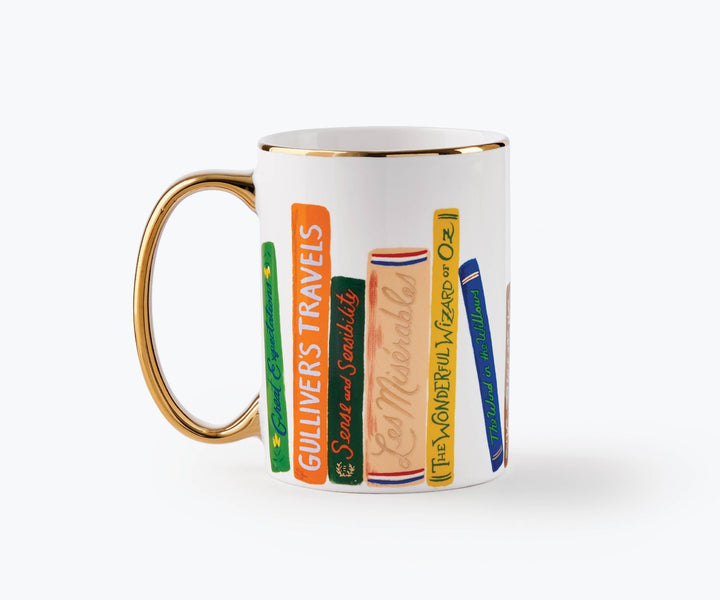 Book Club Porcelain Mug - Merry PigletsRifle Paper Co.