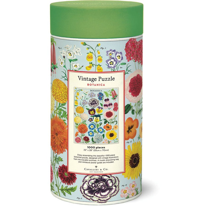 Botanica 1000 Piece Puzzle - Merry PigletsCavallini Papers & Co.