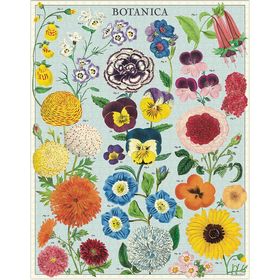 Botanica 1000 Piece Puzzle - Merry PigletsCavallini Papers & Co.