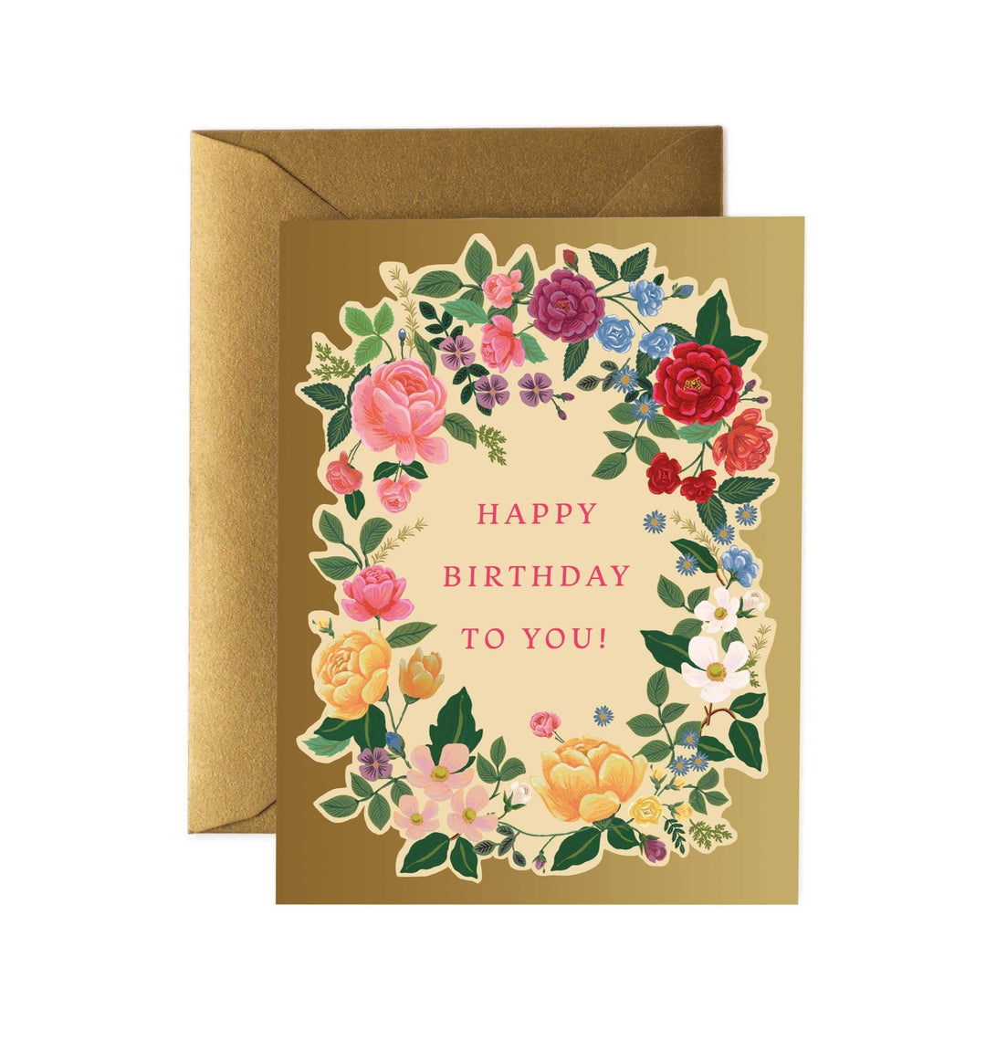 Botanical Birthday Greeting Card - Merry PigletsRifle Paper Co.