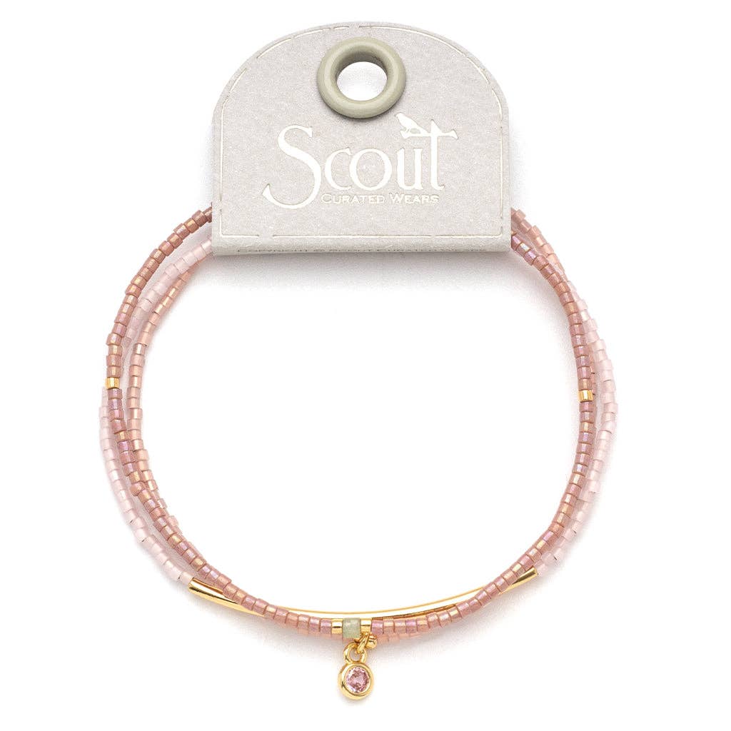 Bracelet Trio - Blush/Gold - Merry PigletsScout Curated Wears
