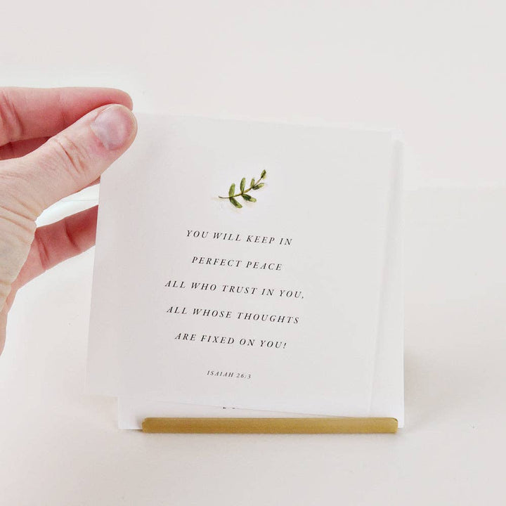 Brass Card Holder - Merry Pigletsemily lex studio