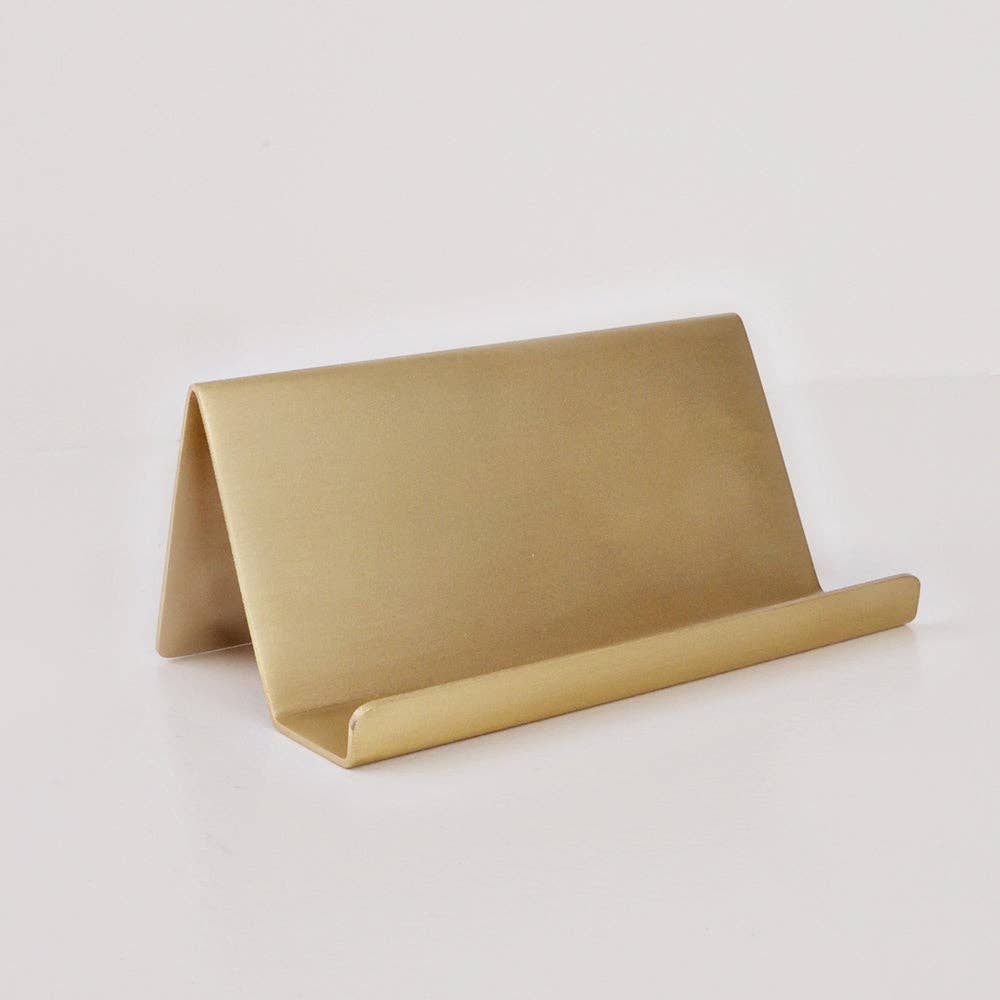 Brass Card Holder - Merry Pigletsemily lex studio