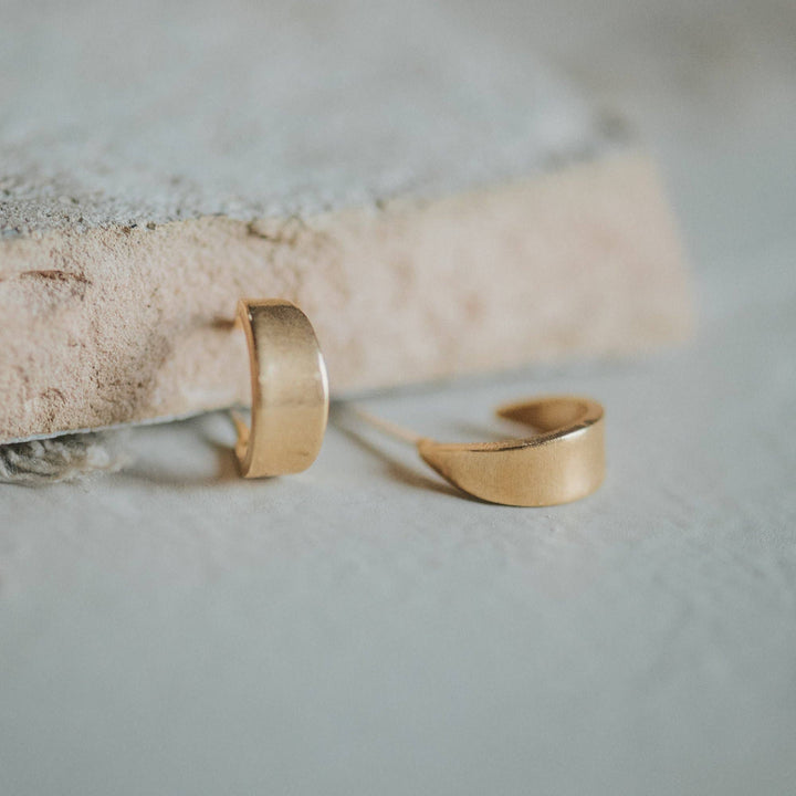 Brass Pisa Hoops - Merry PigletsCommonform