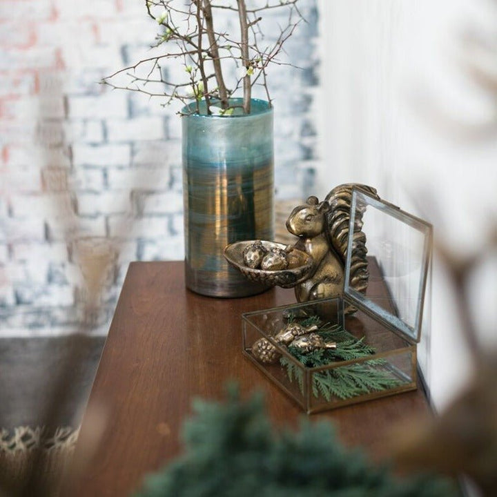 Bronze Squirrel Bowl - Merry PigletsAccent Decor