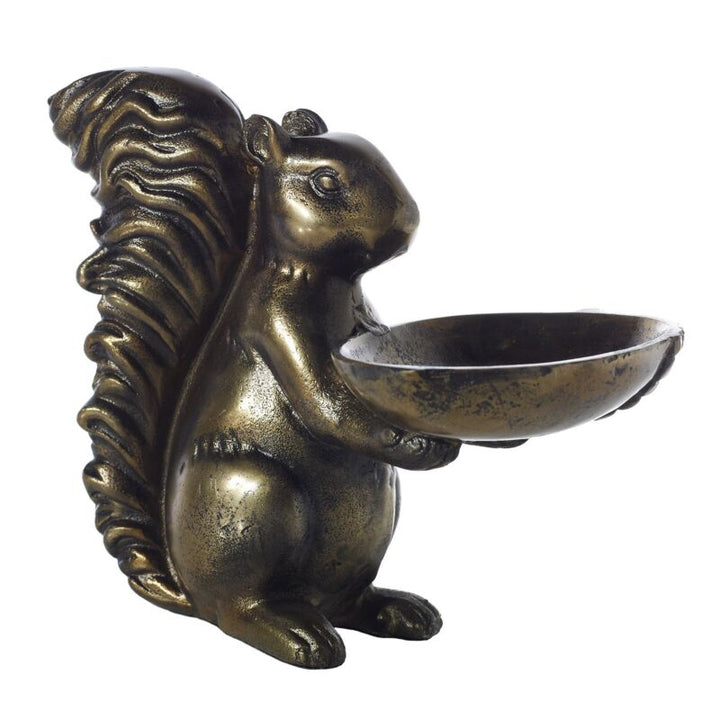 Bronze Squirrel Bowl - Merry PigletsAccent Decor