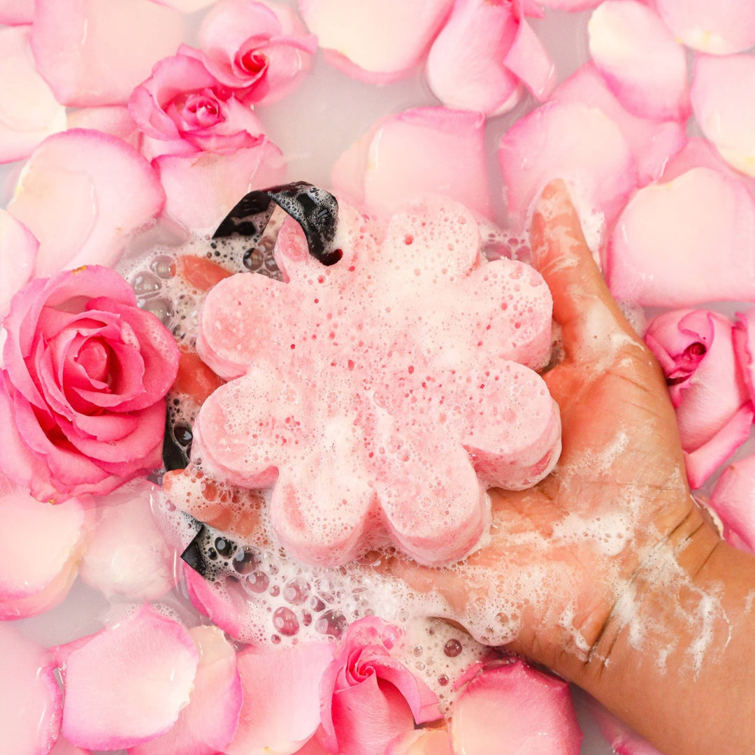 Bulgarian Rose Wild Flower Spongette - Merry PigletsSpongellé