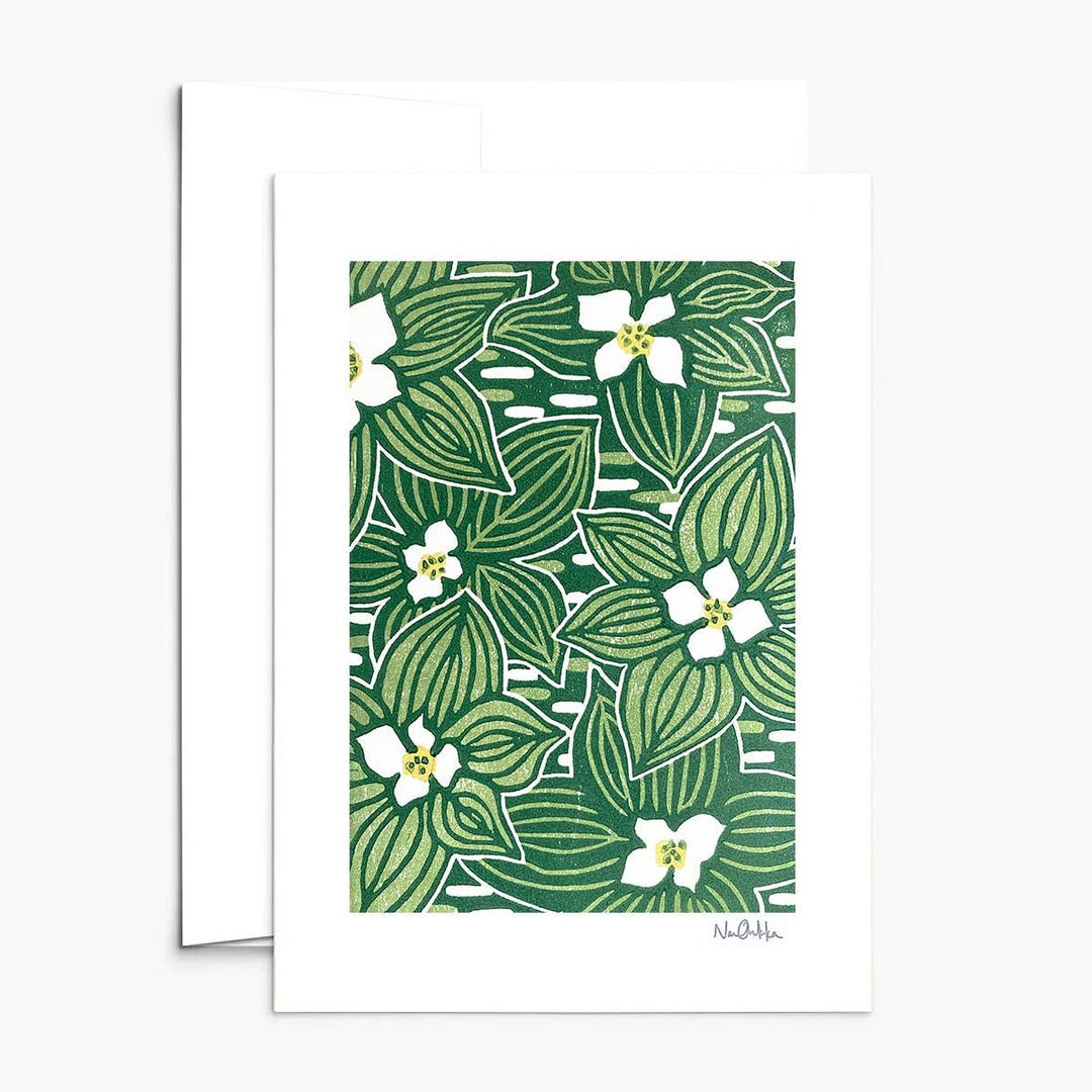 Bunchberries Greeting Card - Merry PigletsNan Onkka Prints