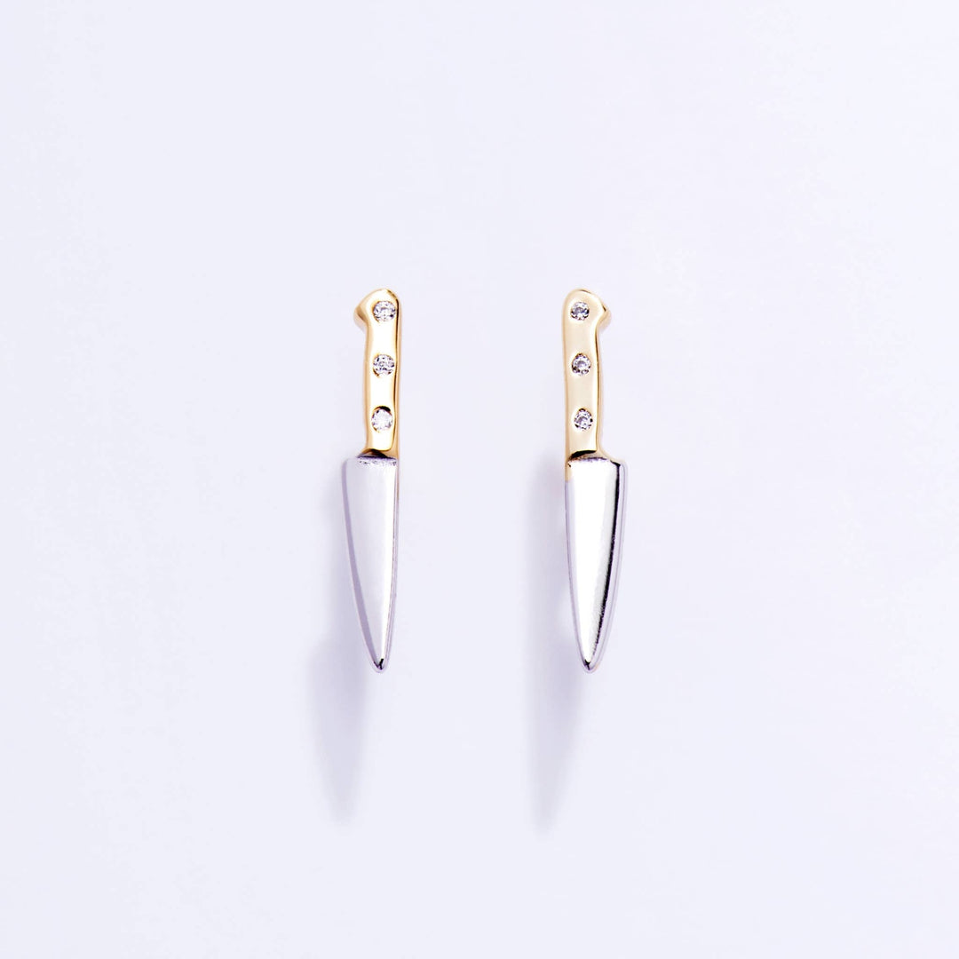 Butcher Knife Stud Earrings - Merry PigletsLarissa Loden