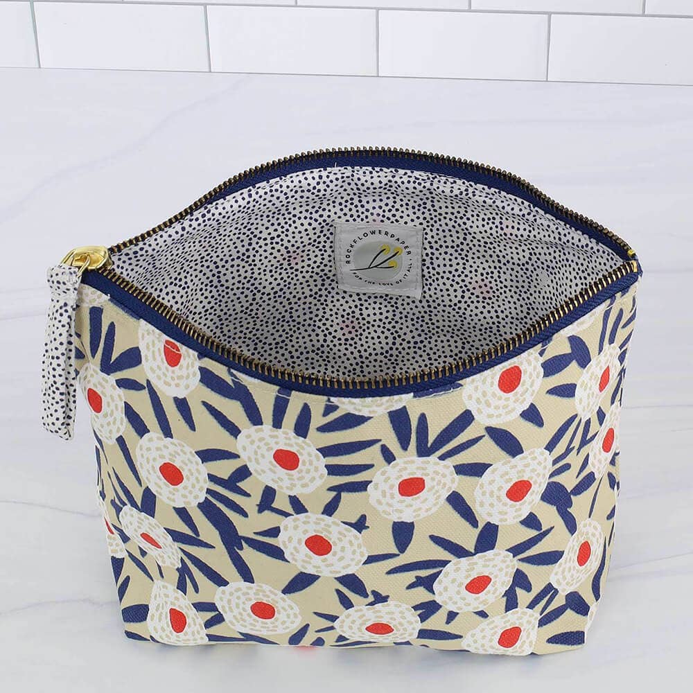 Buttercup Blooms Canvas Pouch - Merry Pigletsrockflowerpaper