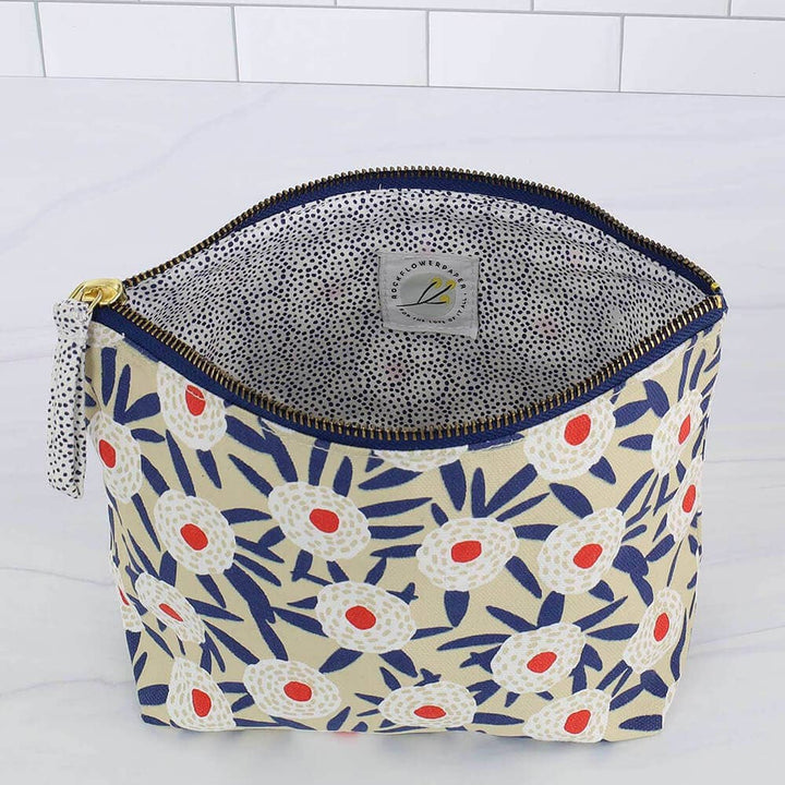 Buttercup Blooms Canvas Pouch - Merry Pigletsrockflowerpaper