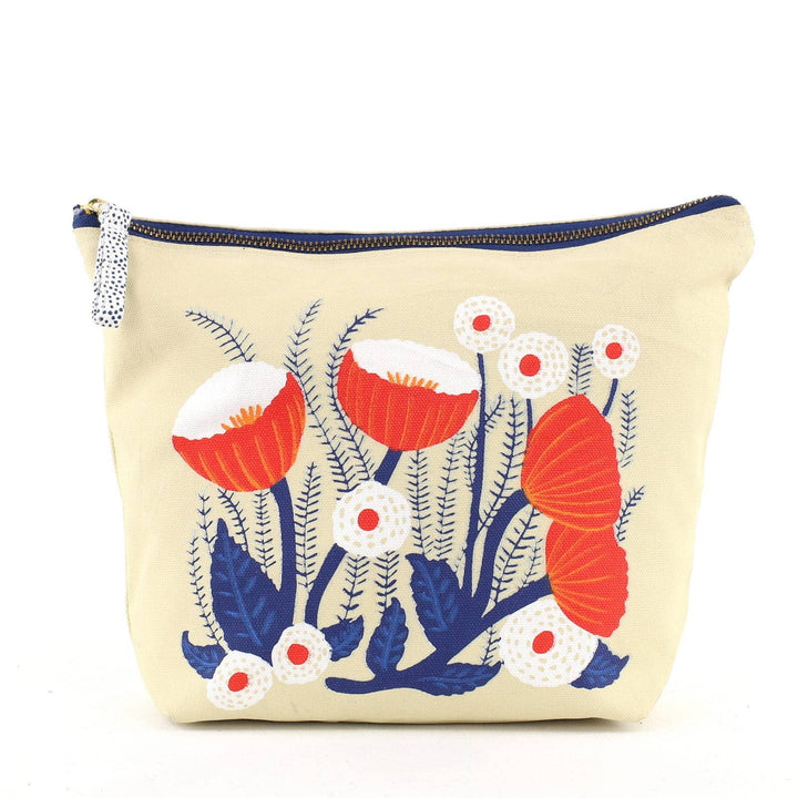 Buttercup Large Canvas Pouch - Merry Pigletsrockflowerpaper
