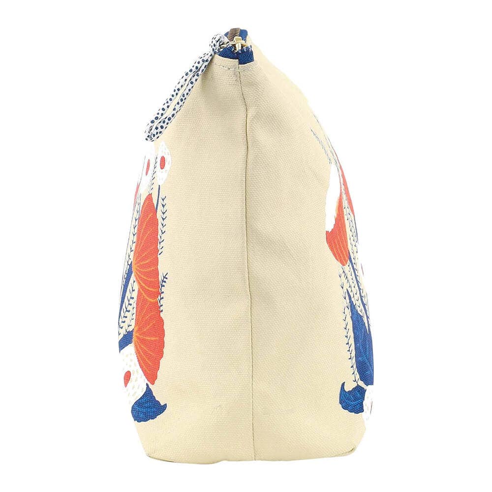 Buttercup Large Canvas Pouch - Merry Pigletsrockflowerpaper