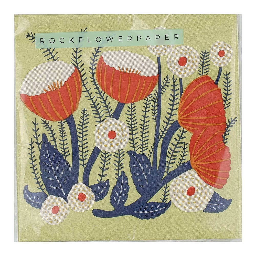 Buttercup Paper Cocktail Napkins - Merry Pigletsrockflowerpaper