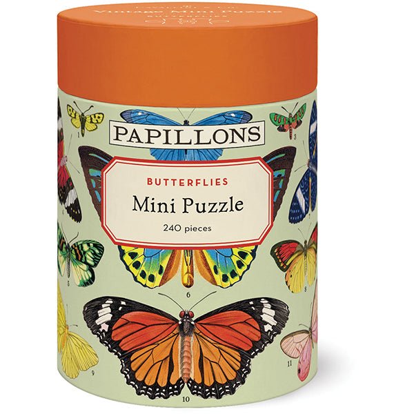 Butterflies Mini Puzzle - Merry PigletsCavallini Papers & Co.