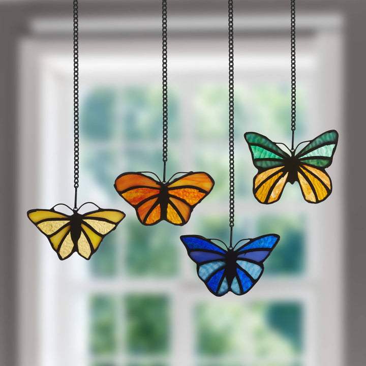 Butterfly Kaleidoscope Stained Glass - Merry PigletsRiver of Goods
