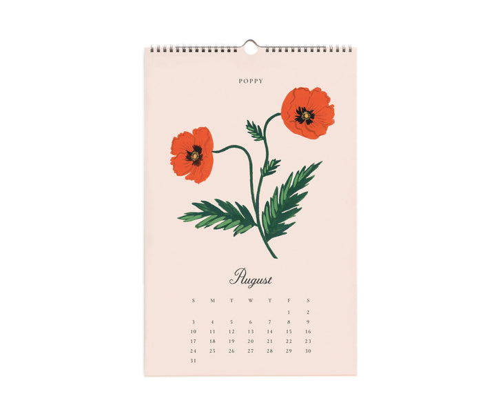 2025 Say It With Flowers Wall Calendar