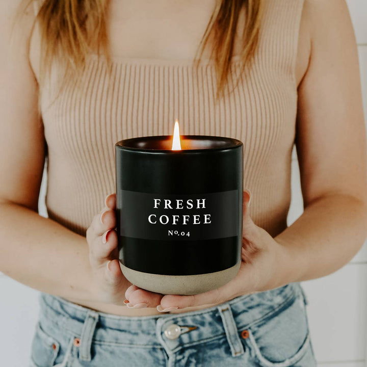 Fresh Coffee Soy Candle - Merry Piglets