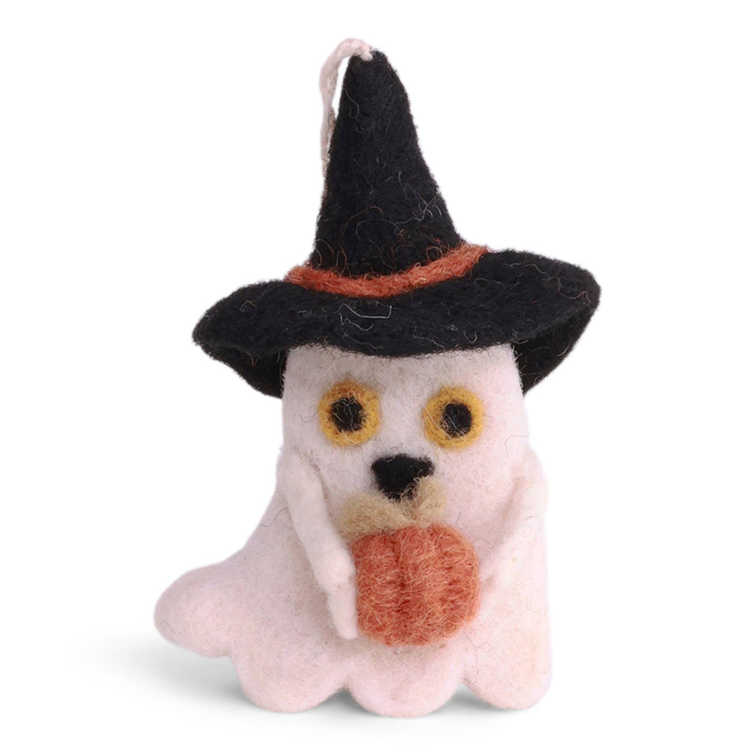Wool Halloween Ghost Ornament