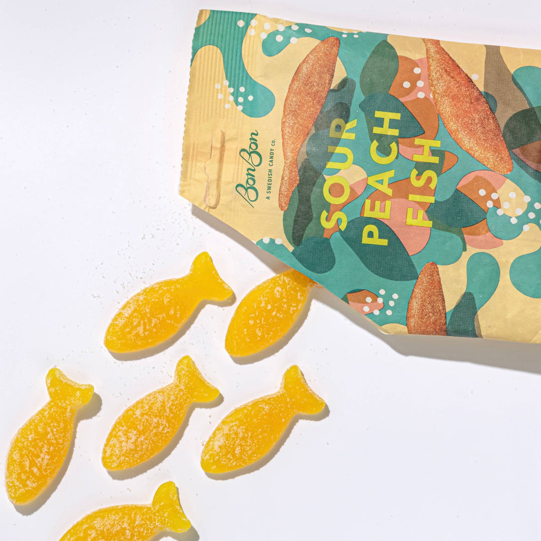 Sour Peach Fish Swedish Candy