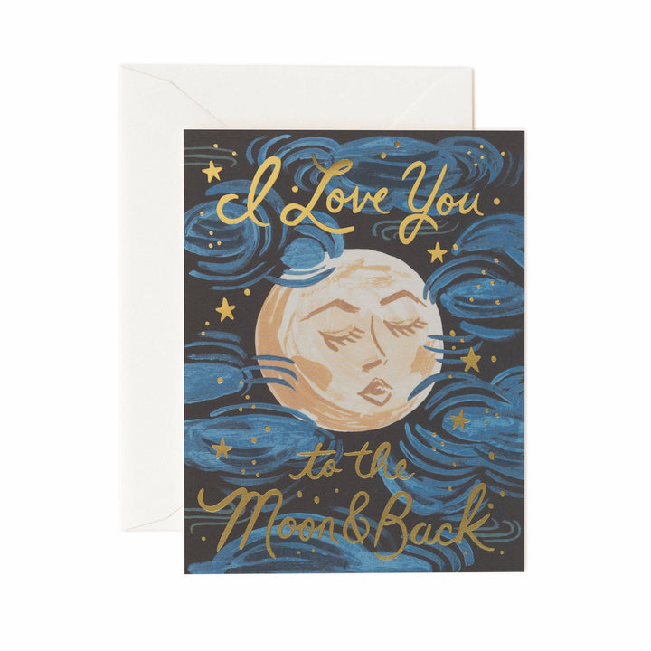 To the Moon and Back Greeting Card
