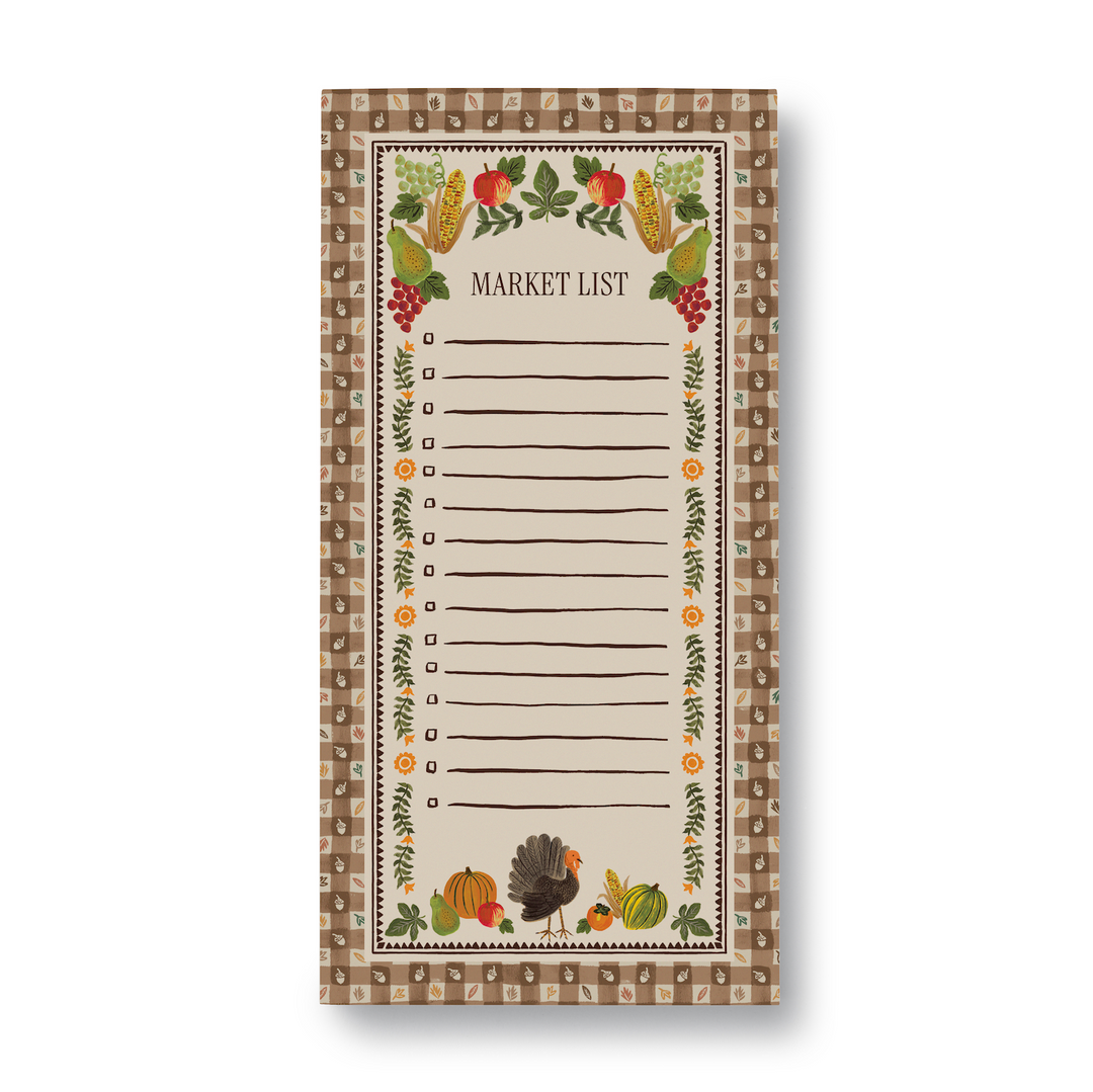 Harvest Gingham Market Pad