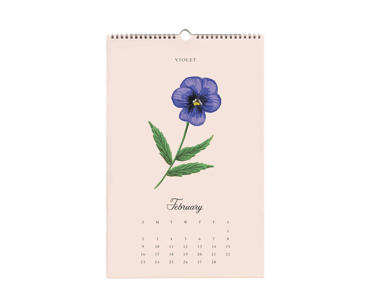 2025 Say It With Flowers Wall Calendar