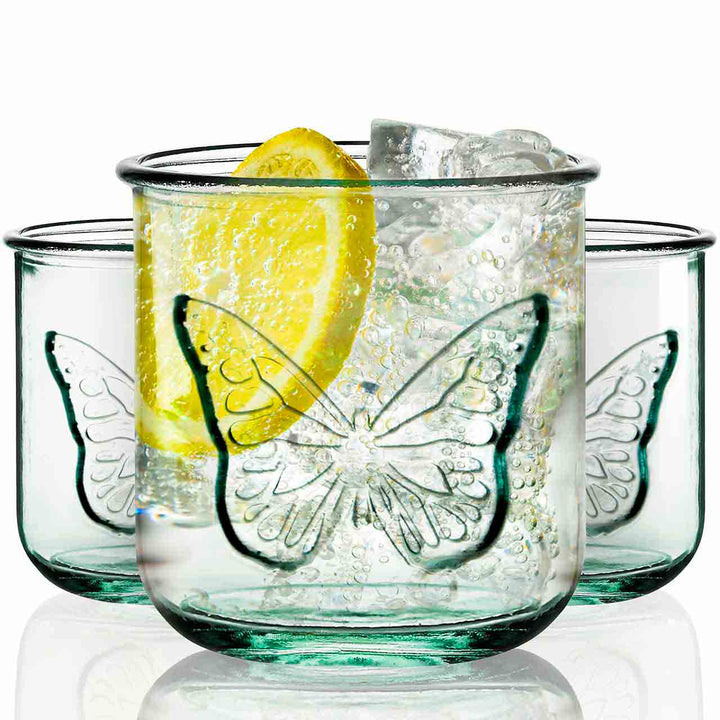 Butterfly Glass Tumbler