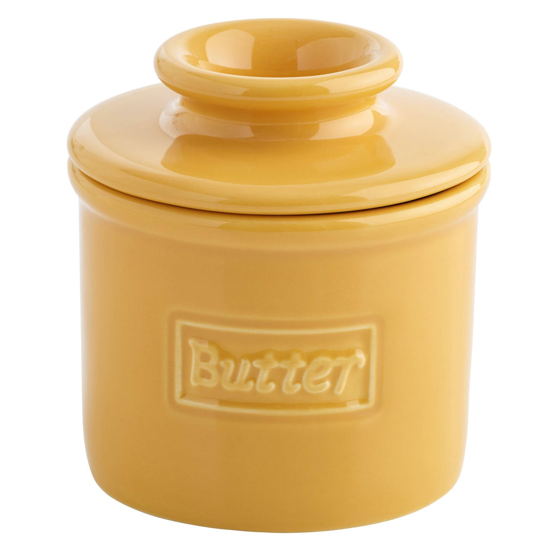 Cafe Golden Yellow Butter Bell Crock - Merry PigletsThe Original Butter Bell® Crock