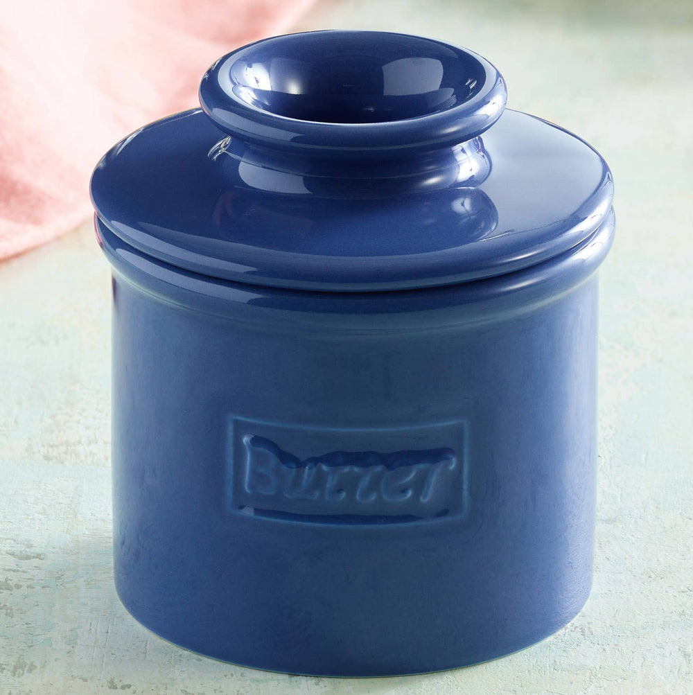 Cafe Royal Blue Butter Bell Crock - Merry PigletsThe Original Butter Bell® Crock