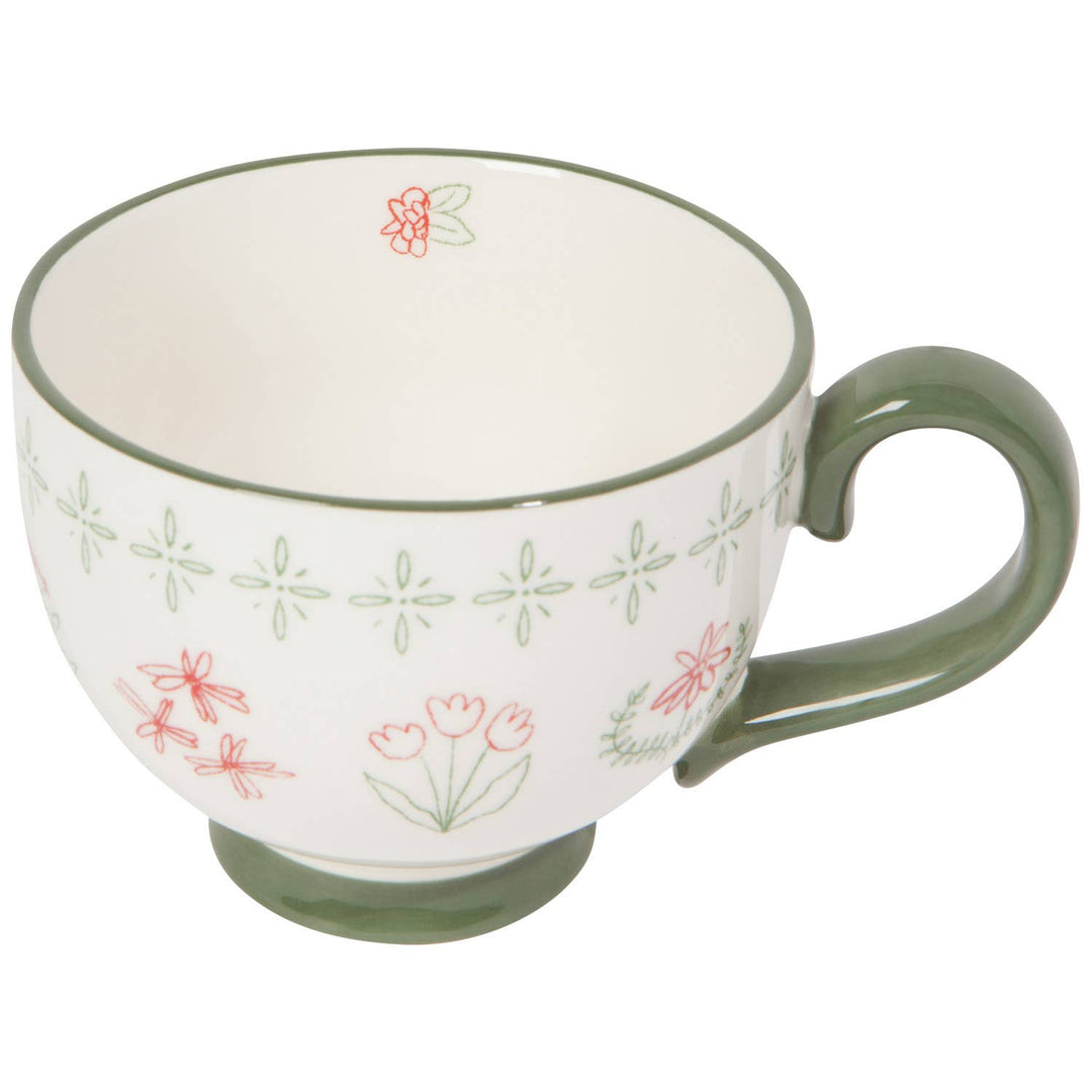 Camellia Sweet Flower Mug - Merry PigletsDanica Heirloom