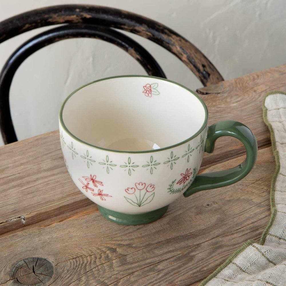 Camellia Sweet Flower Mug - Merry PigletsDanica Heirloom