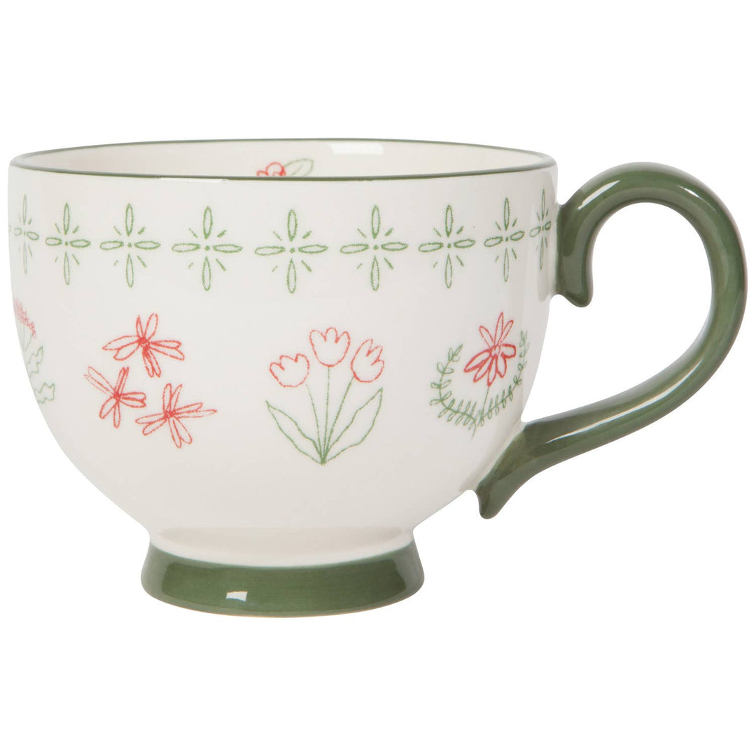 Camellia Sweet Flower Mug - Merry PigletsDanica Heirloom