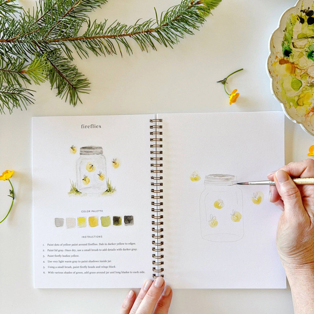Camping Watercolor Workbook - Merry Pigletsemily lex studio