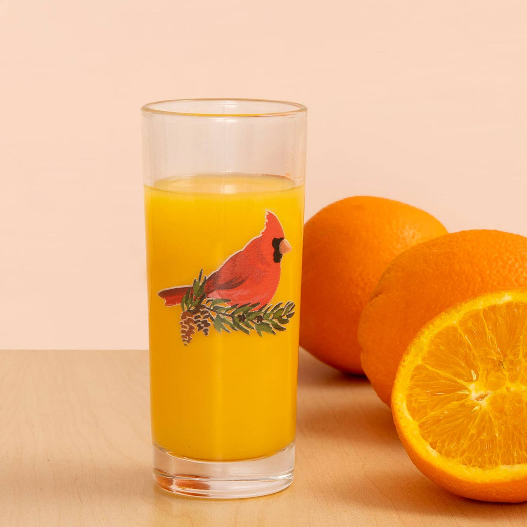 Cardinal Juice Glass - Merry Piglets1canoe2 | One Canoe Two Paper Co.