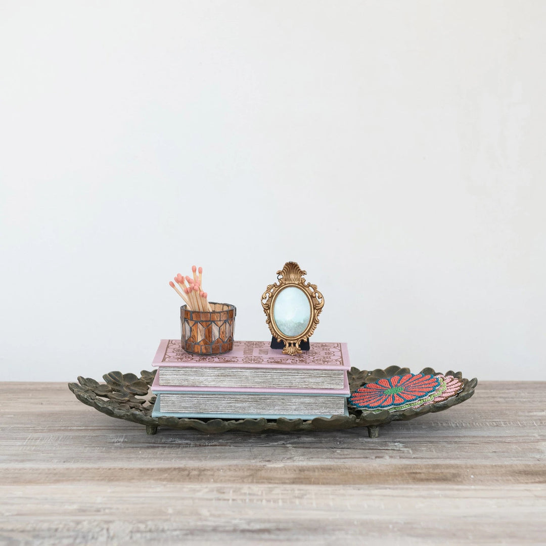 Cast Aluminum Flower Tray - Merry PigletsCreative Co - Op