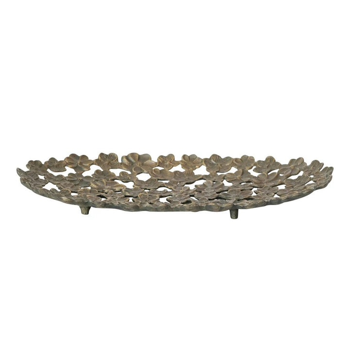 Cast Aluminum Flower Tray - Merry PigletsCreative Co - Op