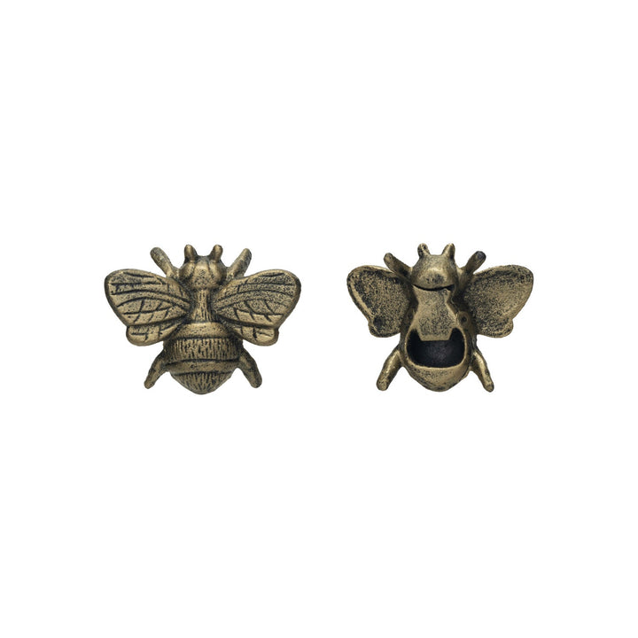 Cast Iron Bee Bottle Opener - Merry PigletsCreative Co - Op