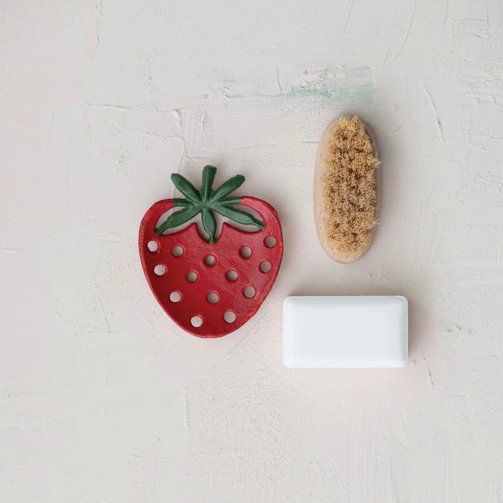 Cast Iron Strawberry Soap Dish - Merry PigletsHazel Mazel