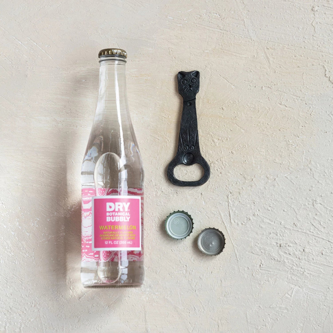 Cat Bottle Opener - Merry PigletsCreative Co - Op