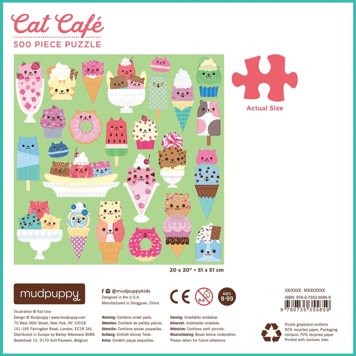 Cat Cafe 500 Piece Puzzle