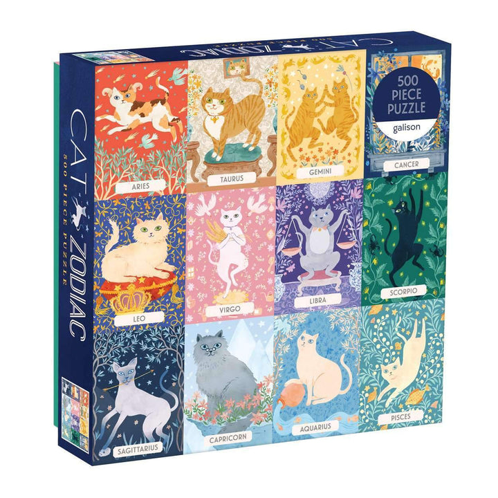 Cat Zodiac 500 Piece Puzzle - Merry Piglets