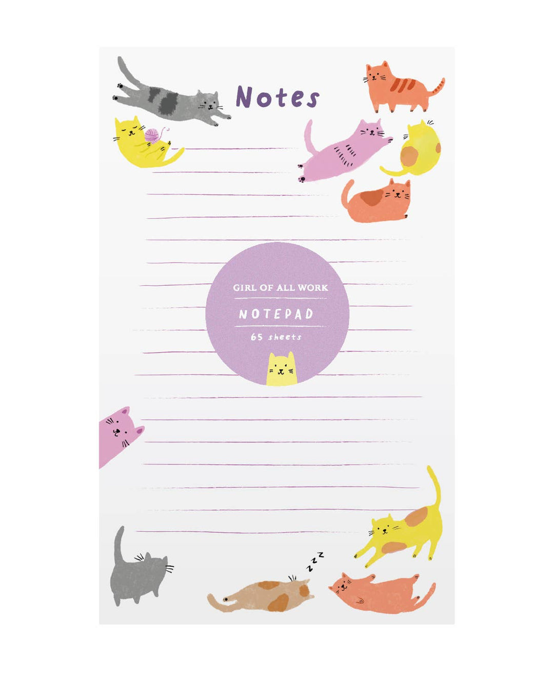 Cats Club Notepad - Merry PigletsGirl of All Work