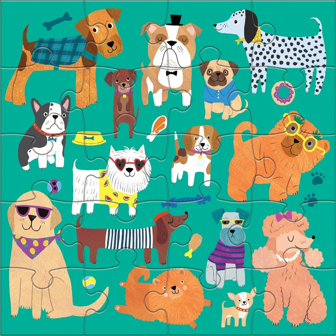 Cats & Dogs Magnetic Puzzle - Merry PigletsMudpuppy