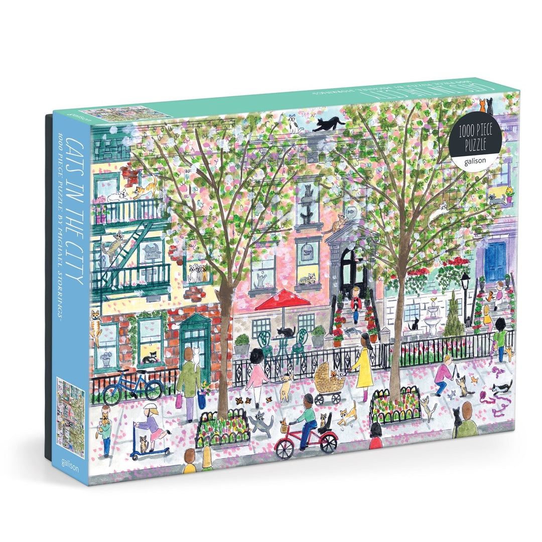 Cats in the City 1000 Piece Puzzle - Merry PigletsGalison
